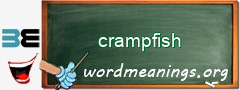 WordMeaning blackboard for crampfish